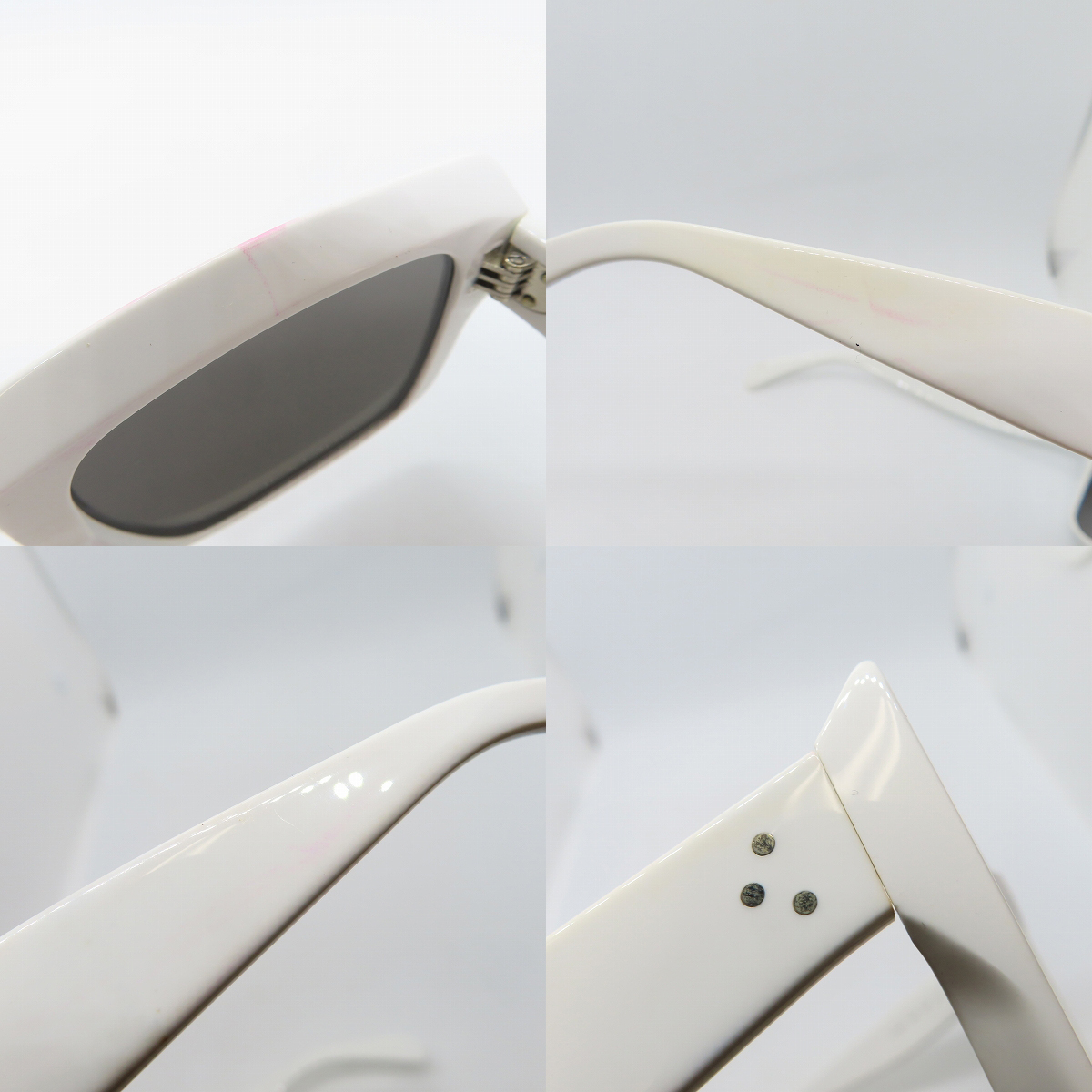 実際に弊社で買取させて頂いたCELINE/セリーヌ フルリム サングラス CL41449/S VK6IRの画像 8枚目