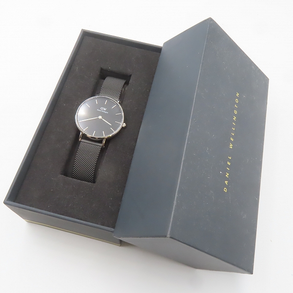 実際に弊社で買取させて頂いた【動作未確認】Daniel Wellington/ダニエルウェリントン CLASSIC クォーツ 黒文字盤 E32S1の画像 7枚目