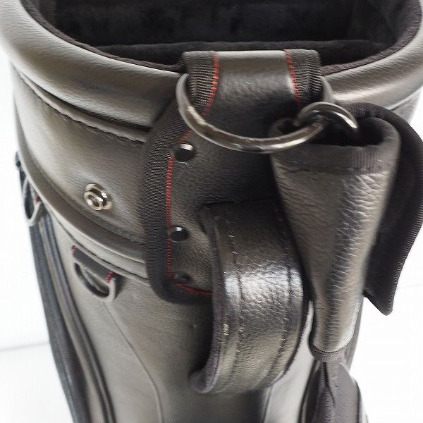 実際に弊社で買取させて頂いたBRIEFING/ブリーフィング CR-11 BRG221D07 9.5型 6分割キャディバッグ ブラック ポーチ・アイアンカバー付の画像 4枚目