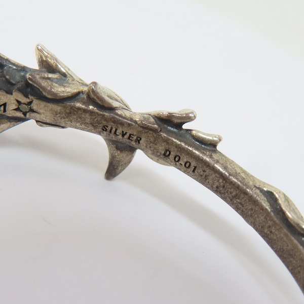 実際に弊社で買取させて頂いた【ギャラ付】BloodyMary/ブラッディマリー 10周年記念 ARCHIVEツアー限定 ダイヤモンド エリオス バングルの画像 7枚目