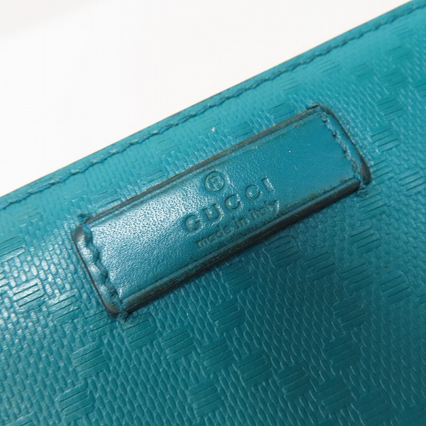 GUCCI/グッチ ディアマンテ 長財布 ターコイズブルー 354487の買取実績 