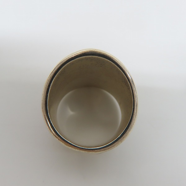 実際に弊社で買取させて頂いたBill Wall Leather/BWL/ビルウォールレザー  グラフィティ ドーム リング 20号の画像 4枚目