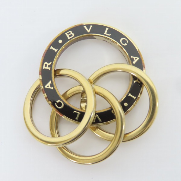 実際に弊社で買取させて頂いたBVLGARI/ブルガリ ロゴ キーリングの画像 1枚目