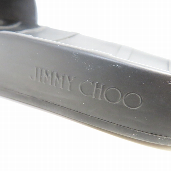 実際に弊社で買取させて頂いたJIMMY CHOO/ジミーチュウ ラバーシャワーサンダル/44の画像 5枚目