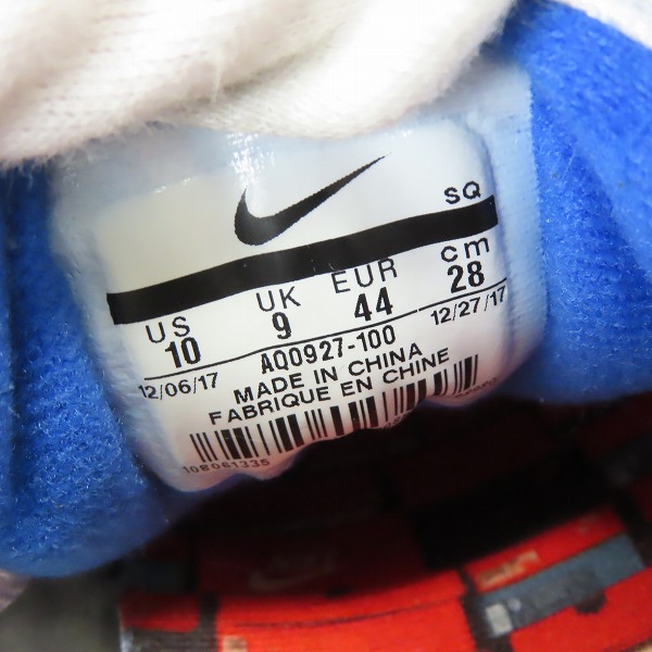 実際に弊社で買取させて頂いたNIKE×atmos/ナイキ×アトモス AIR MAX 1 PRNT/エアマックス1 プリント AQ0927-100/28.0の画像 5枚目