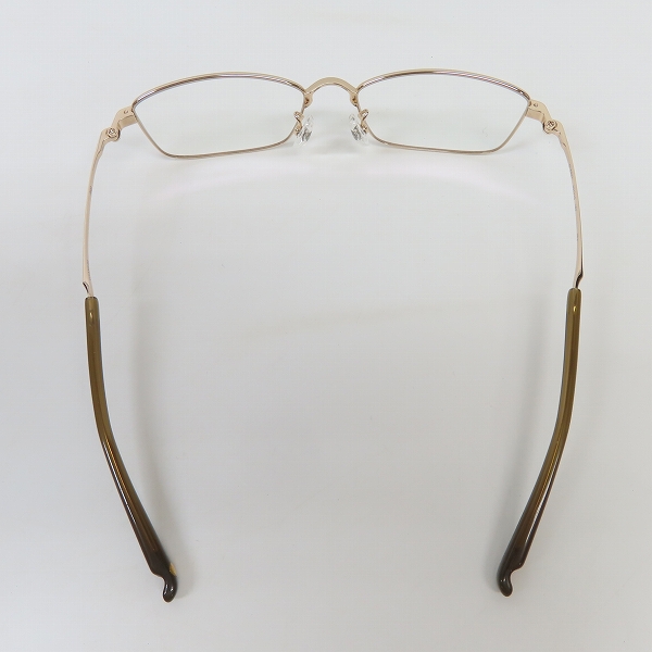 実際に弊社で買取させて頂いた999.9/フォーナインズ TITANIUM/チタニウム メタルフレーム 眼鏡/メガネ/アイウェア S-682Tの画像 3枚目