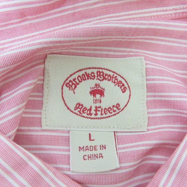 実際に弊社で買取させて頂いたBROOKS BROTHERS/ブルックスブラザーズ 長袖 ストライプ ボタンダウンシャツ/Lの画像 2枚目