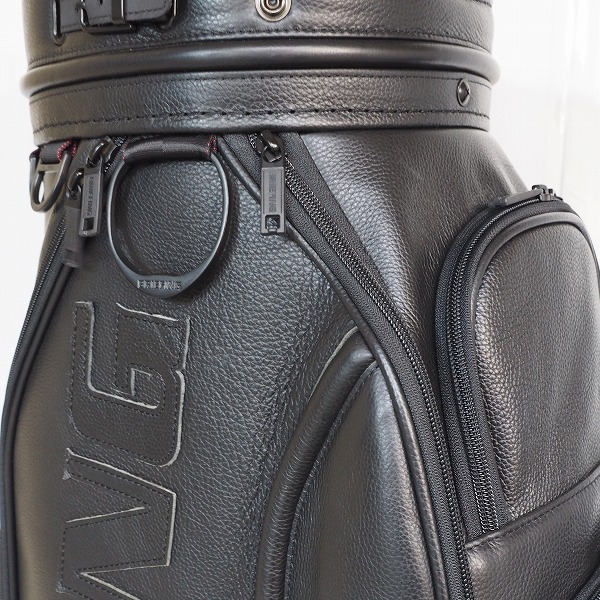 実際に弊社で買取させて頂いたBRIEFING/ブリーフィング CR-11 BRG221D07 9.5型 6分割キャディバッグ ブラック ポーチ・アイアンカバー付の画像 6枚目