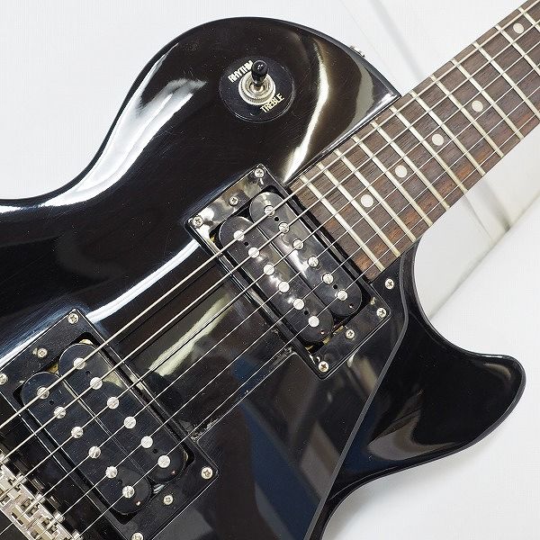 実際に弊社で買取させて頂いた★Epiphone/エピフォン Les Paul Studio Ebony/レスポール スタジオ エレキギター ギグケース付の画像 4枚目