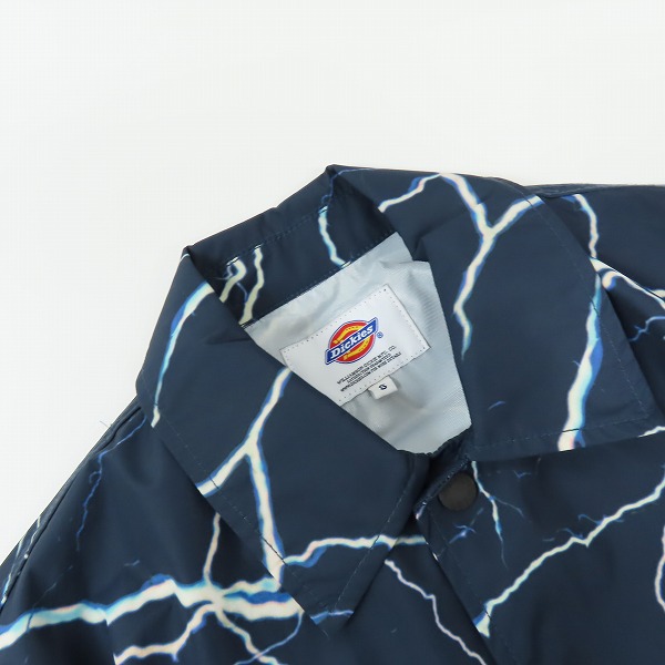 実際に弊社で買取させて頂いたDICKIES/ディッキーズ サンダー柄 コーチジャケット 173M10WD17 /Sの画像 4枚目