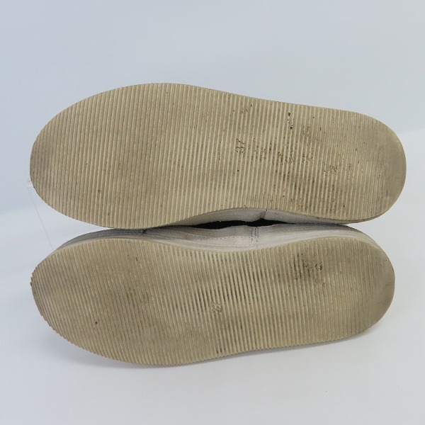 実際に弊社で買取させて頂いたANN DEMEULEMEESTER/アンドゥムルメステール 汚れ加工 ハイカット スニーカー 37 の画像 2枚目