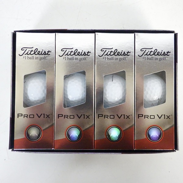 実際に弊社で買取させて頂いた【未使用】Titleist/タイトリスト PRO V1x ゴルフボール ホワイト 1ダース