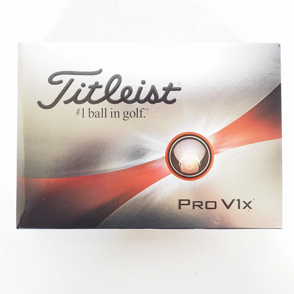 実際に弊社で買取させて頂いた【未使用】Titleist/タイトリスト PRO V1x ゴルフボール ホワイト 1ダース の画像 2枚目