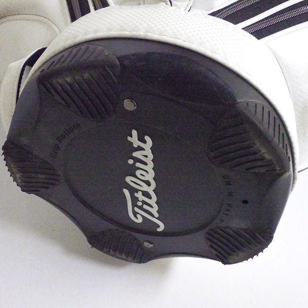 実際に弊社で買取させて頂いたTitleist/タイトリスト CB932S ゴルフ 9.5型 5分割 キャディバッグ アスリートスポーツモデル ホワイトの画像 8枚目