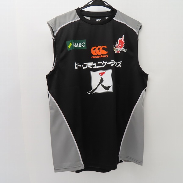 実際に弊社で買取させて頂いた【未使用】CANTERBURY/カンタベリー SUNWOLVES/サンウルブズ タンクトップ/R39006SR/3L