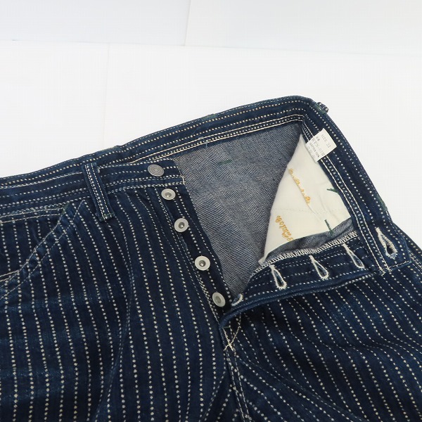 実際に弊社で買取させて頂いたTHE FLAT HEAD/ザフラットヘッド ウォバッシュ ペインターパンツ WPN-03W/32の画像 2枚目
