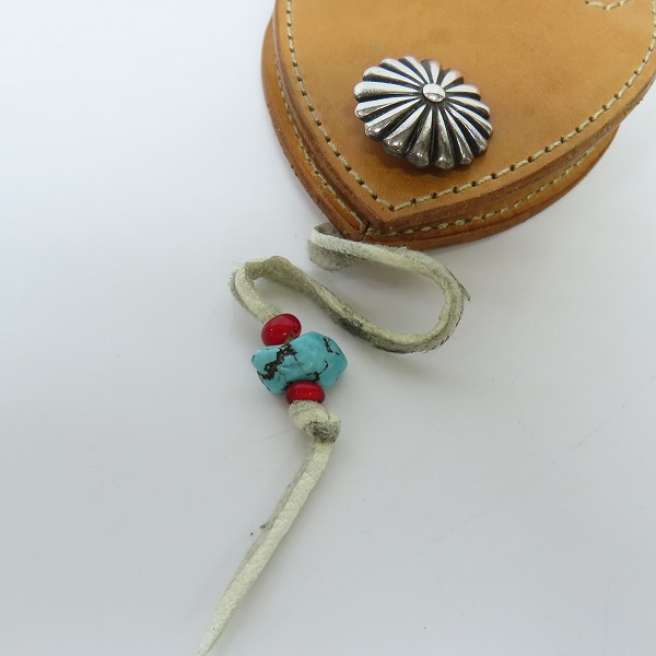 実際に弊社で買取させて頂いたFIRST ARROW'S/ファーストアローズ コンチョ レザー コインケース/ウォレットの画像 7枚目