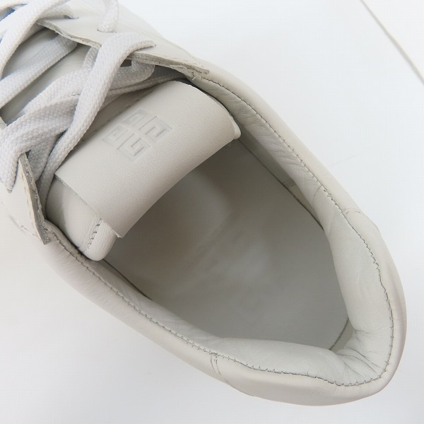 実際に弊社で買取させて頂いたGIVENCHY/ジバンシィ 4G ロゴ ローカット レザースニーカー 41の画像 4枚目