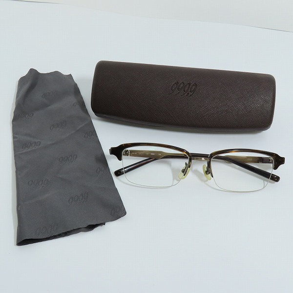 実際に弊社で買取させて頂いた999.9/フォーナインズ 眼鏡 ミックスフレーム チタン M-40-6903の画像 8枚目