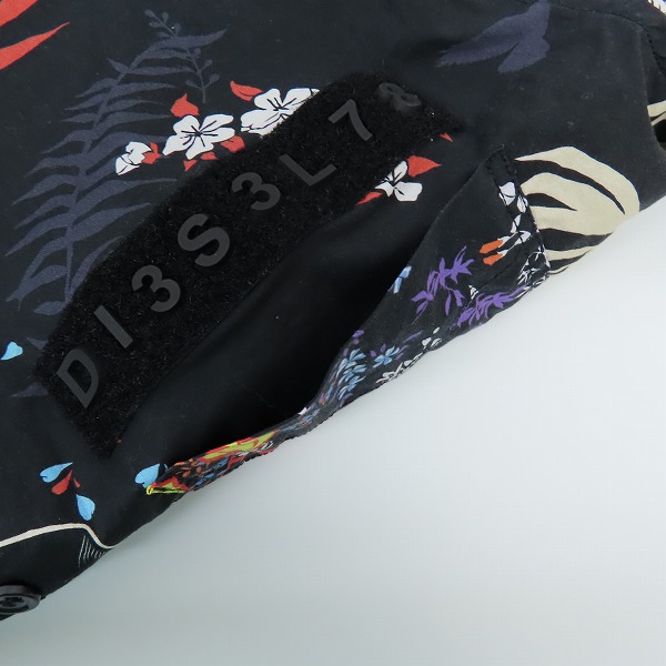 実際に弊社で買取させて頂いたDIESEL/ディーゼル 総柄 半袖 ボタンシャツ アロハシャツ/Mの画像 7枚目