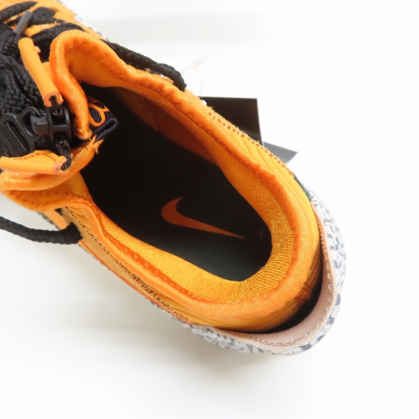 実際に弊社で買取させて頂いた【未使用】NIKE/ナイキ LEBRON 16 LOW AC ORANGE/GREY ATMOS SAFARI レブロン16 ロー サファリ CD9471-800/26の画像 4枚目