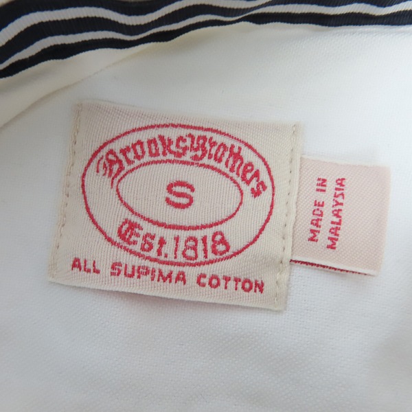 実際に弊社で買取させて頂いたBROOKS BROTHERS/ブルックスブラザーズ 長袖シャツ Sの画像 2枚目