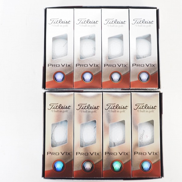実際に弊社で買取させて頂いた【未使用】Titleist/タイトリスト PRO V1x ゴルフボール ホワイト 2ダース 