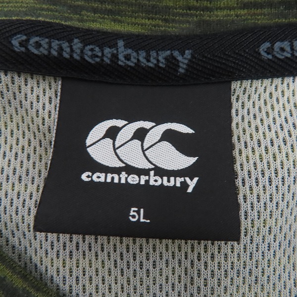 実際に弊社で買取させて頂いたCANTERBURY/カンタベリー ジャパンワークアウトティ ラグビー トレーニングウエア/R33247JPB/5Lの画像 2枚目