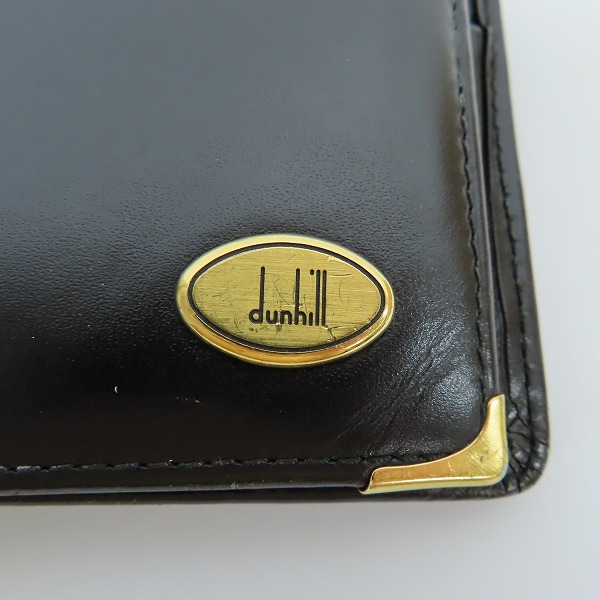 実際に弊社で買取させて頂いたdunhill/ダンヒル レザー 二つ折り財布の画像 4枚目