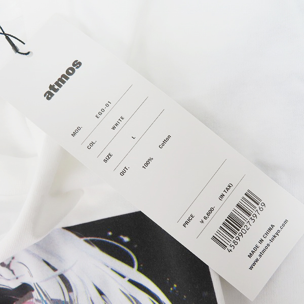 実際に弊社で買取させて頂いた【未使用】atmos×YONEYAMA MAI×Anicoremix Gallery/アトモス×米山舞 EGO TEE (陽）限定コラボTシャツ/Lの画像 4枚目