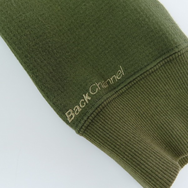 実際に弊社で買取させて頂いたBack Channel/バックチャンネル ジップアップ パーカー/XLの画像 9枚目