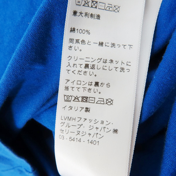 実際に弊社で買取させて頂いた【JPタグ】CELINE/セリーヌ 21SS ロゴプリントルーズフィットTシャツ ブルー 2X681501F/Lの画像 5枚目