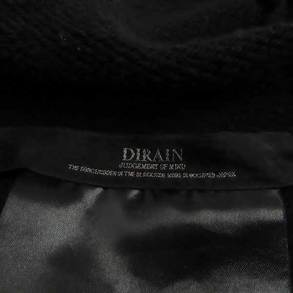 実際に弊社で買取させて頂いたDIRAIN/ディレイン ジップパーカー/1の画像 2枚目