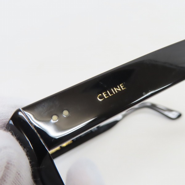 実際に弊社で買取させて頂いたCELINE/セリーヌ スクエア メガネフレーム アイウェア CL50034Fの画像 7枚目