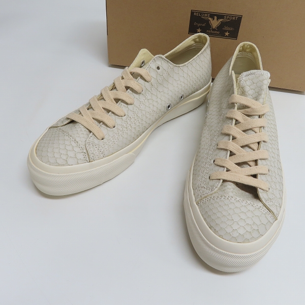 実際に弊社で買取させて頂いたJOURNAL STANDARD relume/ジャーナルスタンダードレリューム ローカットスニーカー/43