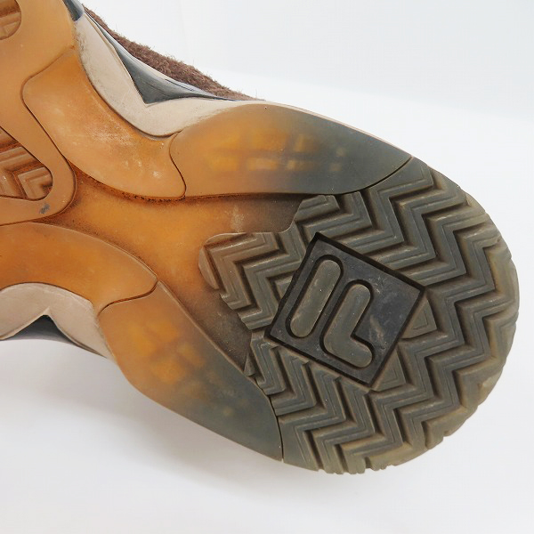 実際に弊社で買取させて頂いたFILA/フィラ MASHBURN CX DARK CHOCOLATE/マッシュバーン ダークチョコレート スニーカー MSS21024-006/30.0の画像 6枚目