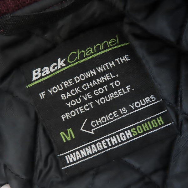 実際に弊社で買取させて頂いたBack Channel/バックチャンネル スタジャン/Mの画像 2枚目