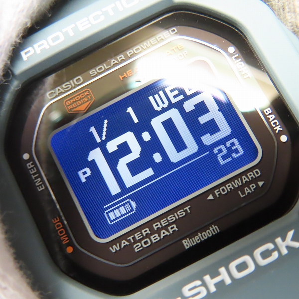 実際に弊社で買取させて頂いたG-SHOCK/Gショック G-SQUAD/ジー・スクワッド 心拍計 Bluetooth搭載 DW-H5600-2JRの画像 4枚目