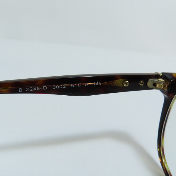 実際に弊社で買取させて頂いたBURBERRY/バーバリー 度入り眼鏡/メガネフレーム/アイウェア  B2248-D 3002の画像 6枚目
