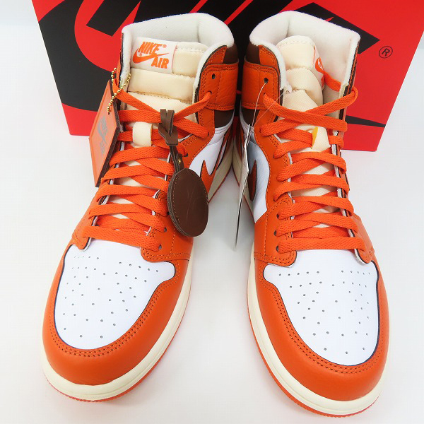 未使用】NIKE/ナイキ WMNS AIR JORDAN 1 RETRO HI OG Starfish/エア 