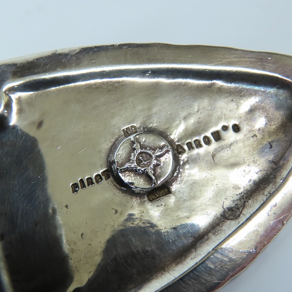 実際に弊社で買取させて頂いたFIRST ARROW'S/ファーストアローズ 放射線彫り 矢じり バックル コンチョ ベルト K18付きの画像 4枚目