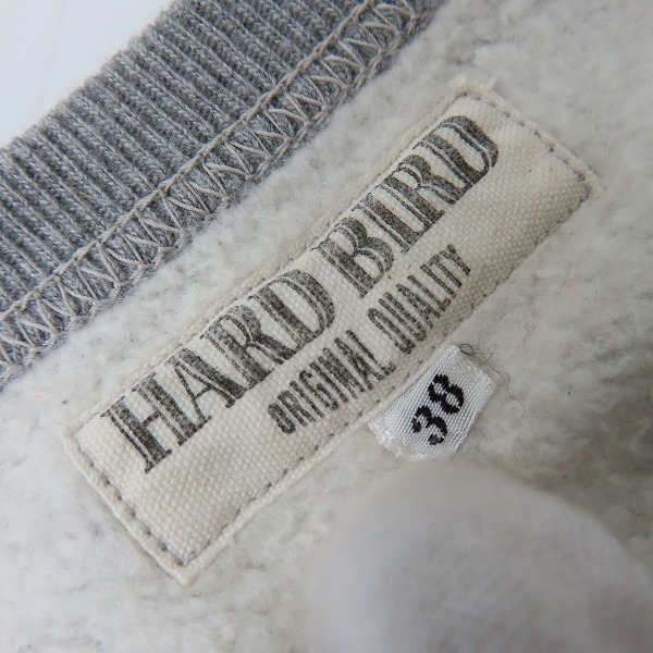 実際に弊社で買取させて頂いたTHE FLAT HEAD/フラットヘッド HARD BIRD/ハードバード Hロゴ クルーネックスウェット 38の画像 2枚目