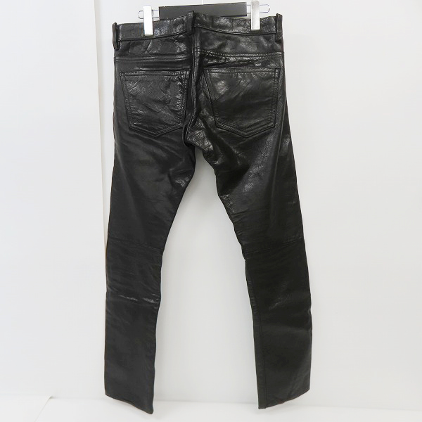 実際に弊社で買取させて頂いたLAD MUSICIAN/ラッドミュージシャン レザーパンツ 42の画像 1枚目