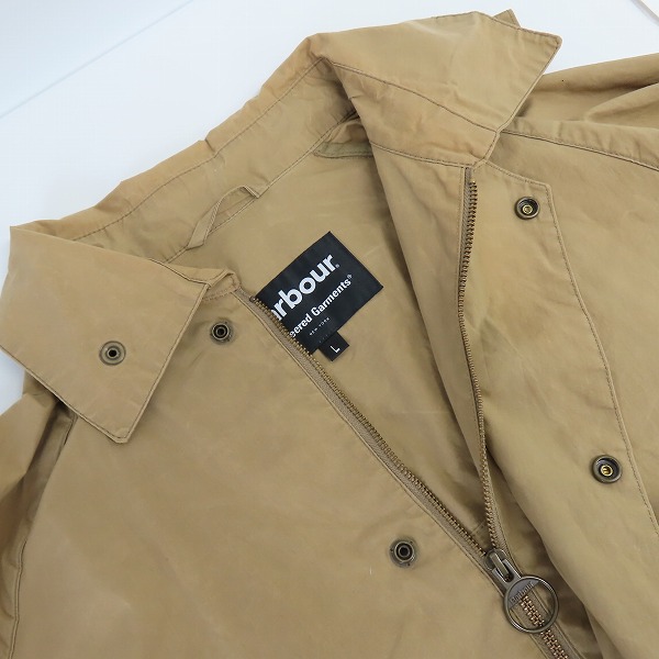 実際に弊社で買取させて頂いたBarbour×Engineered Garments/バブアー×エンジニアードガーメンツ SOUTH JACKET/ジップジャケット 1901108/Lの画像 5枚目