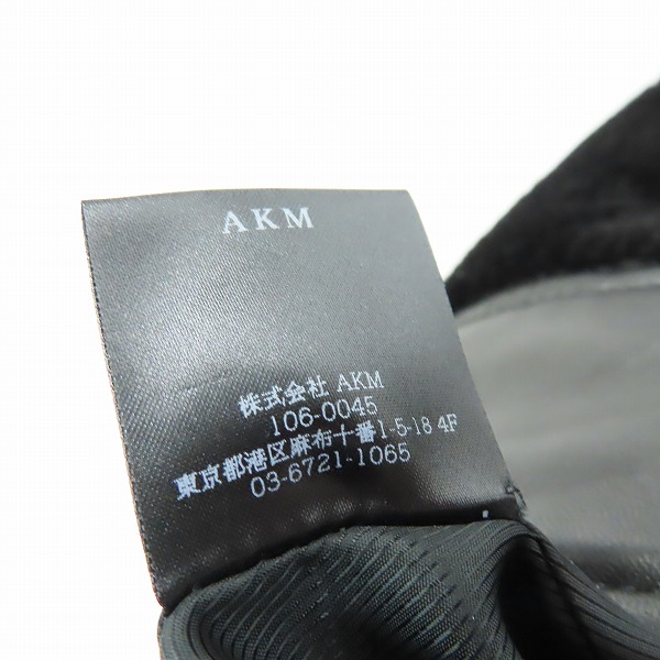 実際に弊社で買取させて頂いたAKM/エイケイエム LAMB GRIZZLY レザージャケット Lの画像 4枚目