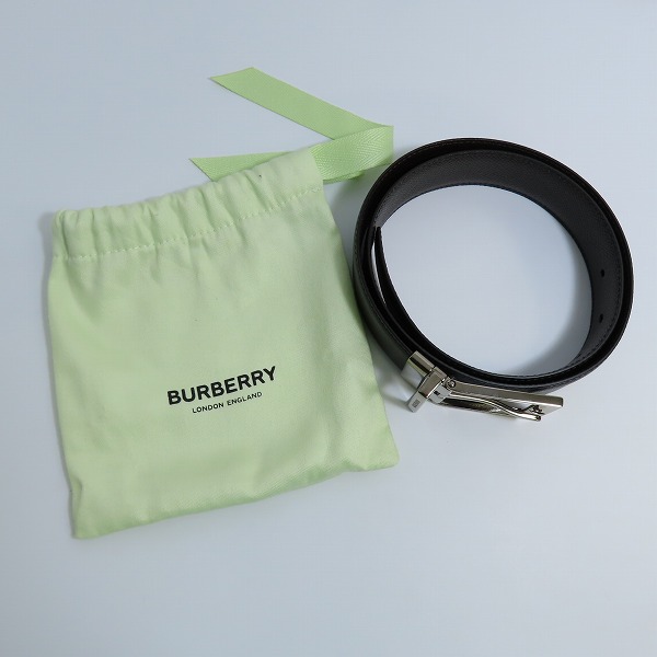 実際に弊社で買取させて頂いたBURBERRY/バーバリー レザーベルト 30/75の画像 7枚目