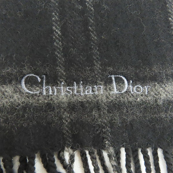 実際に弊社で買取させて頂いたChristian Dior/クリスチャンディオール チェック マフラーの画像 2枚目