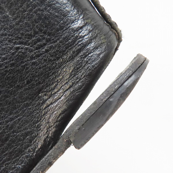 実際に弊社で買取させて頂いた【難有】Rick Owens/リックオウエンス ウェッジ ヒールブーツ の画像 6枚目