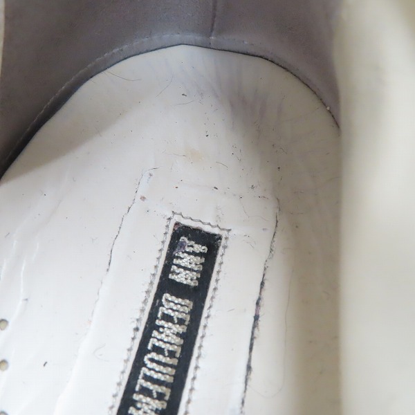 実際に弊社で買取させて頂いたANN DEMEULEMEESTER/アンドゥムルメステール 汚れ加工 ハイカット スニーカー 37 の画像 6枚目