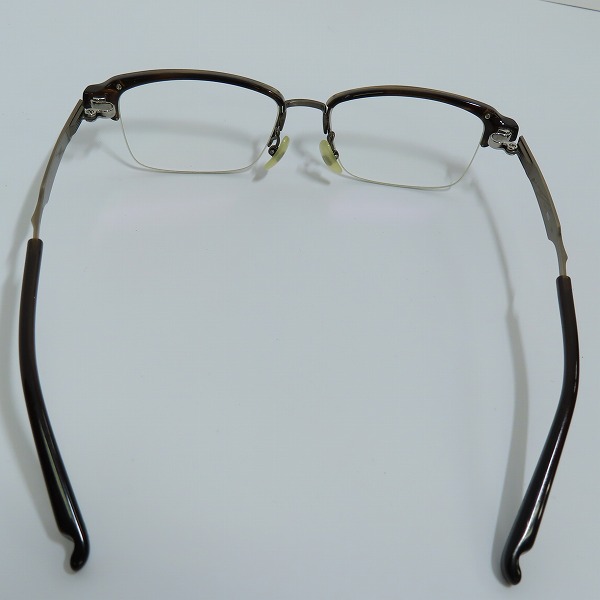実際に弊社で買取させて頂いた999.9/フォーナインズ 眼鏡 ミックスフレーム チタン M-40-6903の画像 3枚目